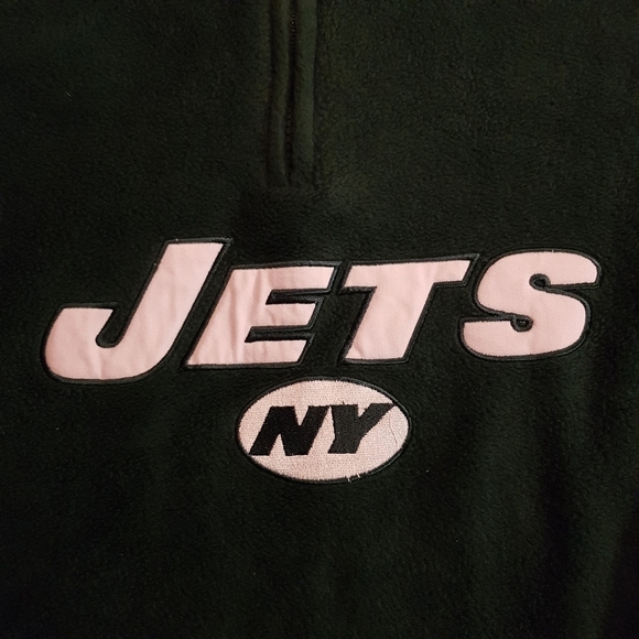 New York Jets fleece 1/4 zip 10/12 kids - Picture 3 of 6